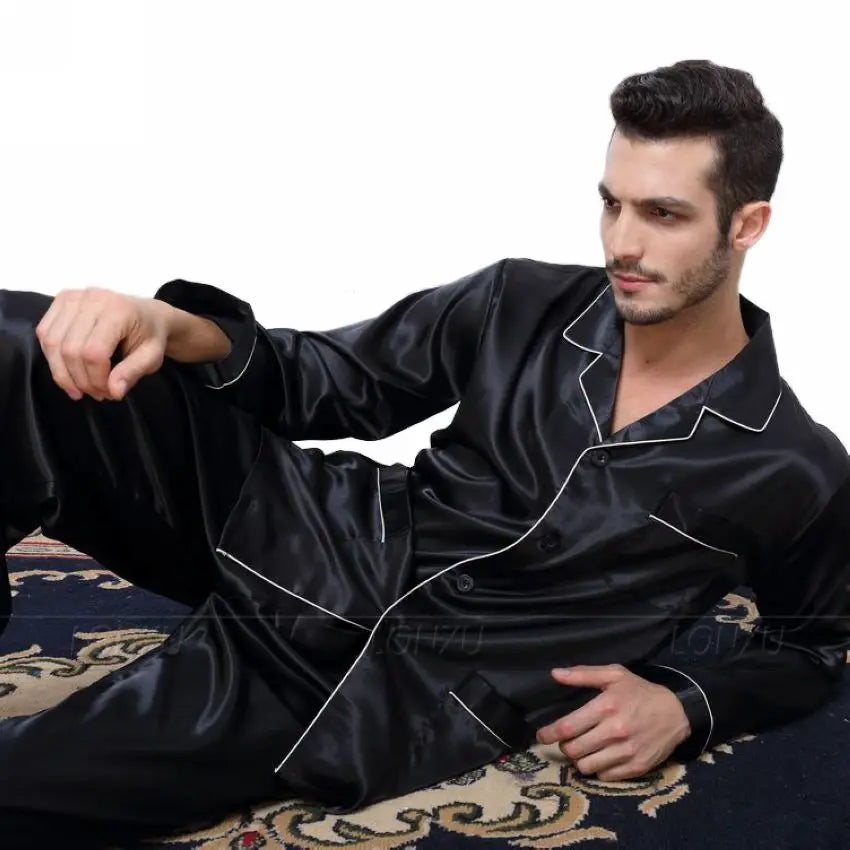 Men's Satin Sleepwear/Loungewear Set