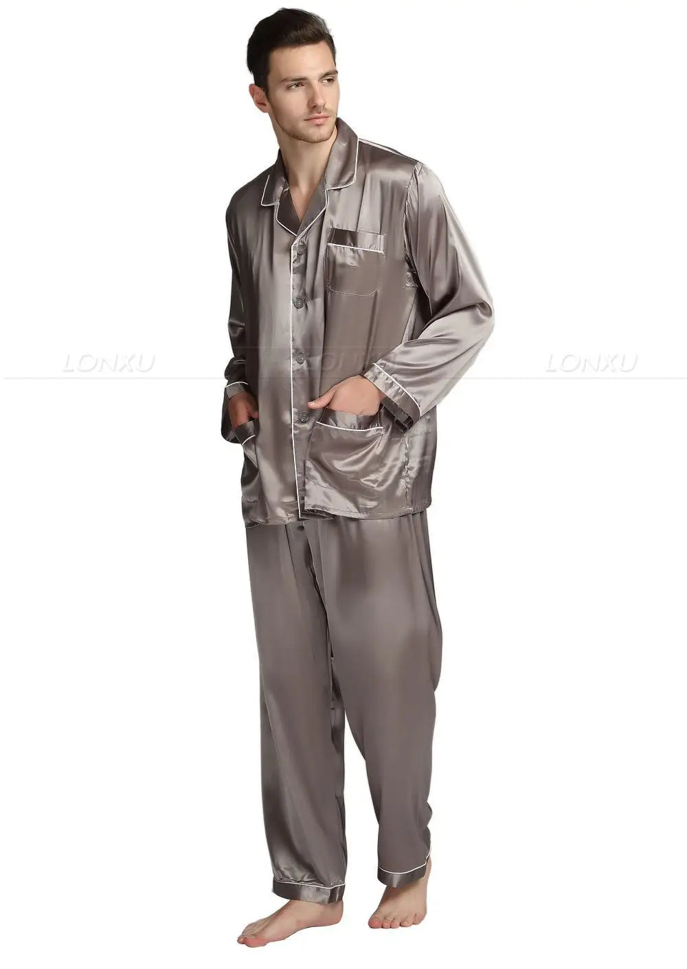 Men's Satin Sleepwear/Loungewear Set