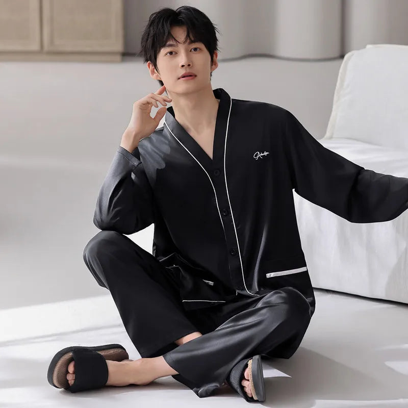 Men's Luxury Satin Sleepwear