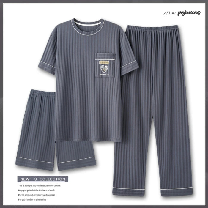 Men's 3-Piece Pyjama Set/ Lounge Wear