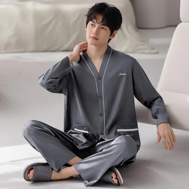 Men's Luxury Satin Sleepwear