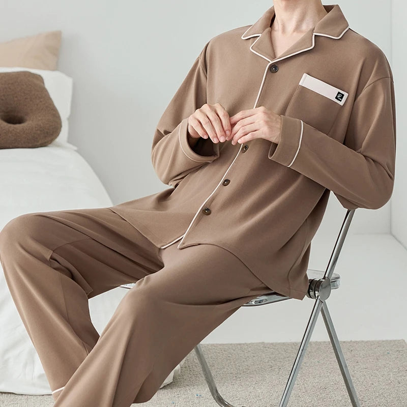 Elegant Men's Winter Thermal Lounge Set