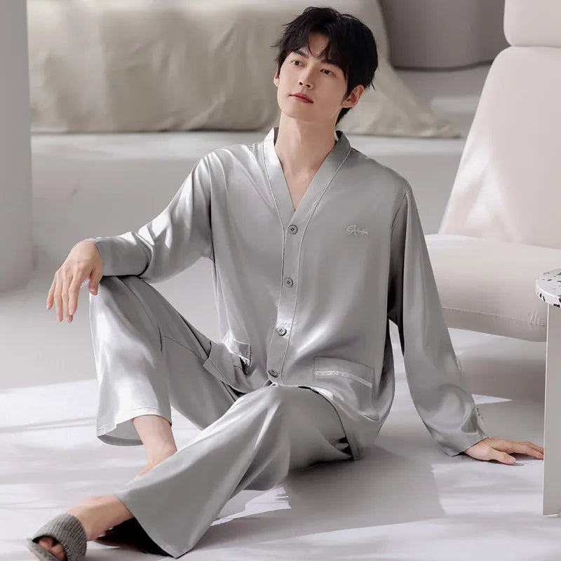 Men's Luxury Satin Sleepwear