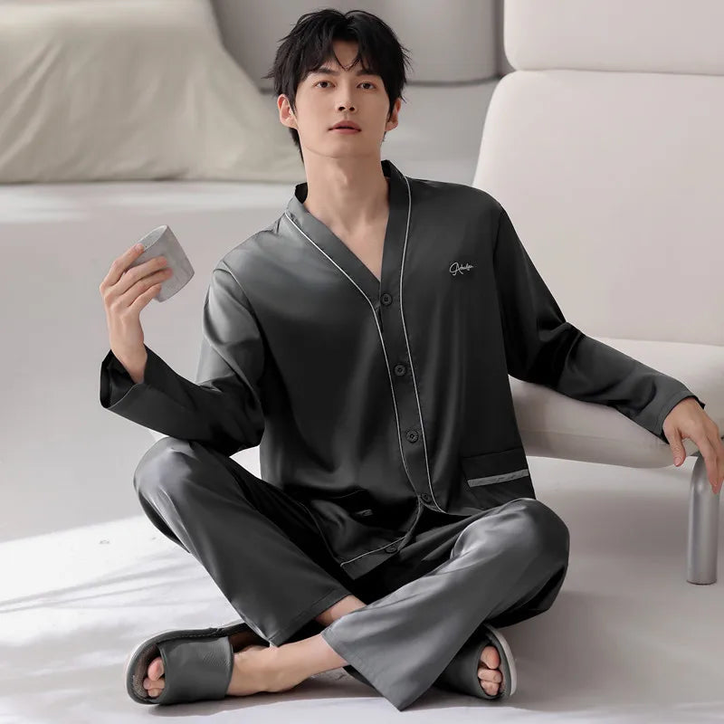 Men's Luxury Satin Sleepwear