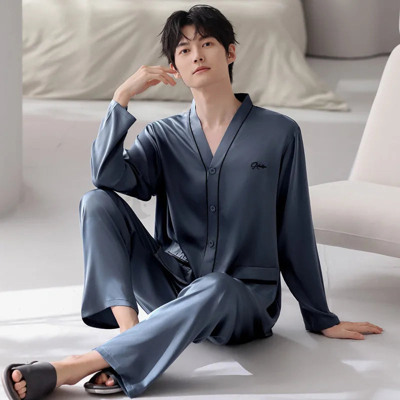 Men's Luxury Satin Sleepwear