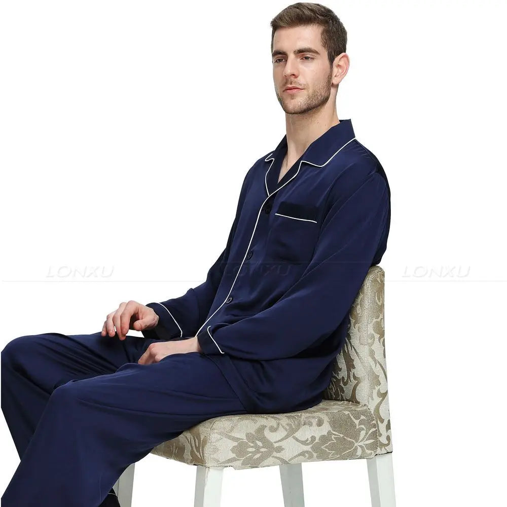 Men's Satin Sleepwear/Loungewear Set